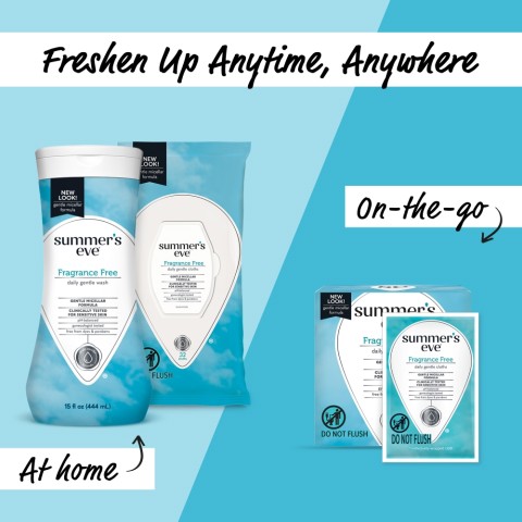 Vaginal Wipes - Summer's Eve® Fragrance Free Daily Gentle